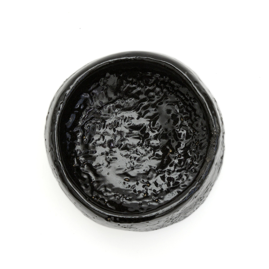 Vintage Chawan Seto-guro Toyozo Arakawa #3