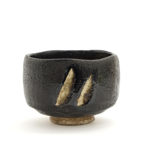 Raku Kichizaemon VI Sanyu Chawan Kuro-Raku