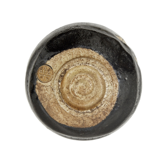 Raku Kichizaemon VI Sanyu Chawan Kuro-Raku