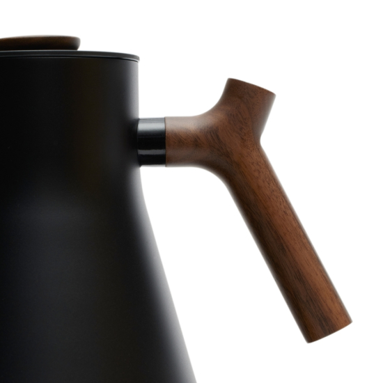 Fellow Wasserkocher Stagg EKG Pro Schwarz Walnuss 