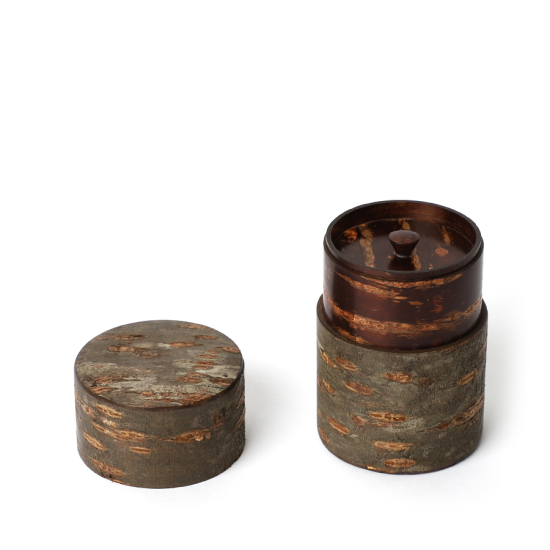 Teedose Japan Kirschbaumrinde Natur Groß