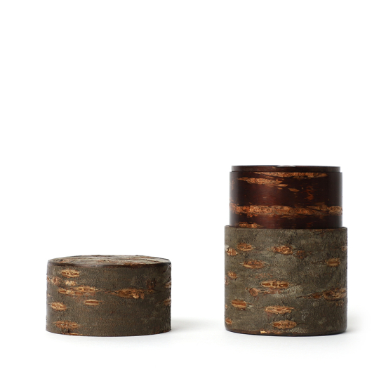 Teedose Japan Kirschbaumrinde Natur Groß