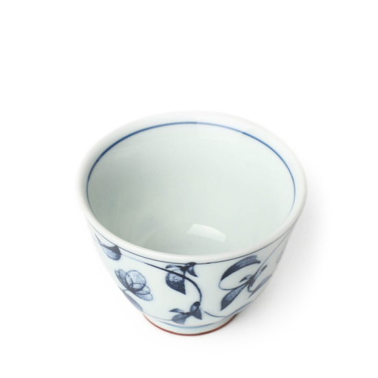 Tasse à thé japonaise en porcelaine Tsuruha