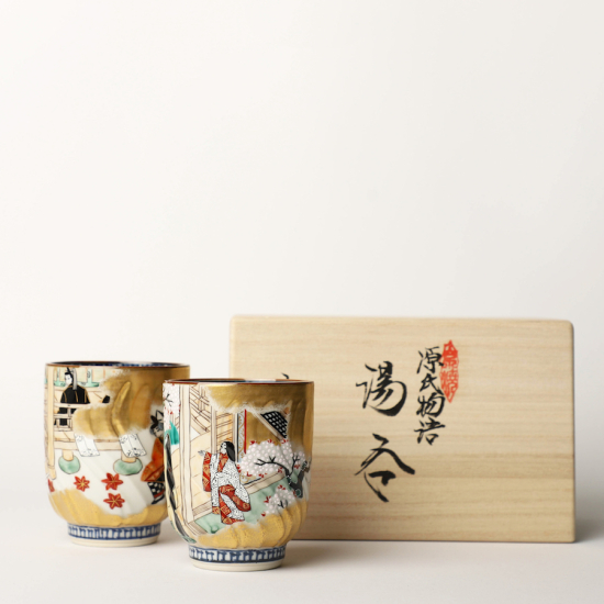 Coffret 2 Pièces En Porcelaine : Ichiraku Genji-Monogatari