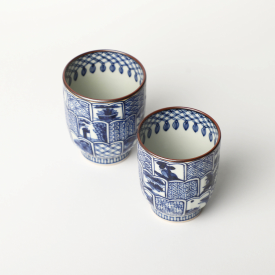 Coffret 2 Pièces En Porcelaine : Kikubori-Shonzui