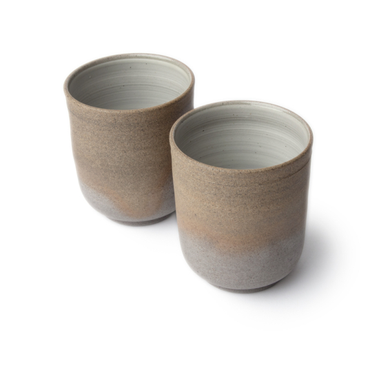 Teacup Pair Set Jinshu Yohen Yunomi