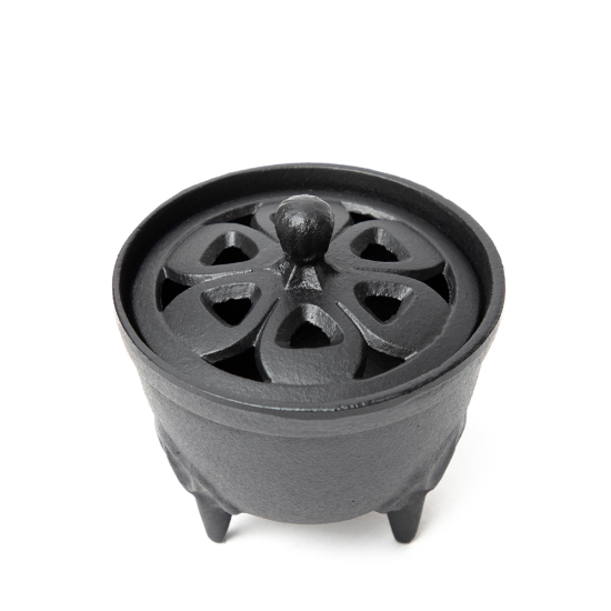 Iwachu Incense Burner Hanabira Kuro
