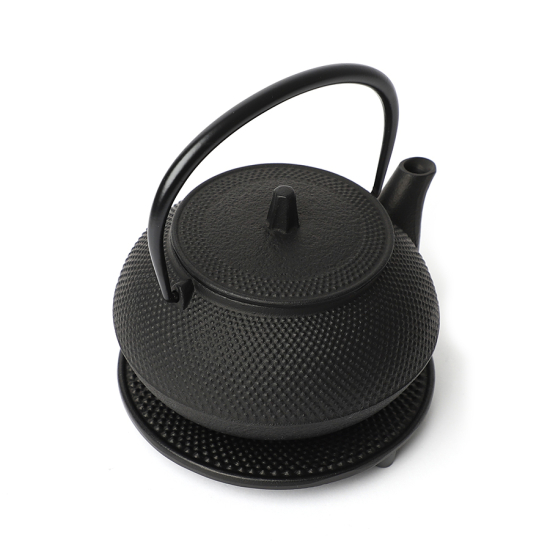 IWACHU Japanese Cast Iron Teacup - ARARE Pattern, Single Cup