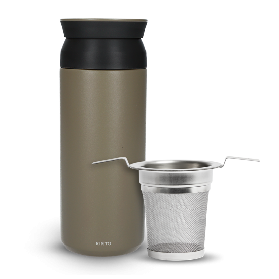 Kinto Thermos & Strainer Set