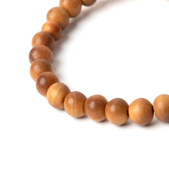 Sandelholz Gebetsperlen Armband M