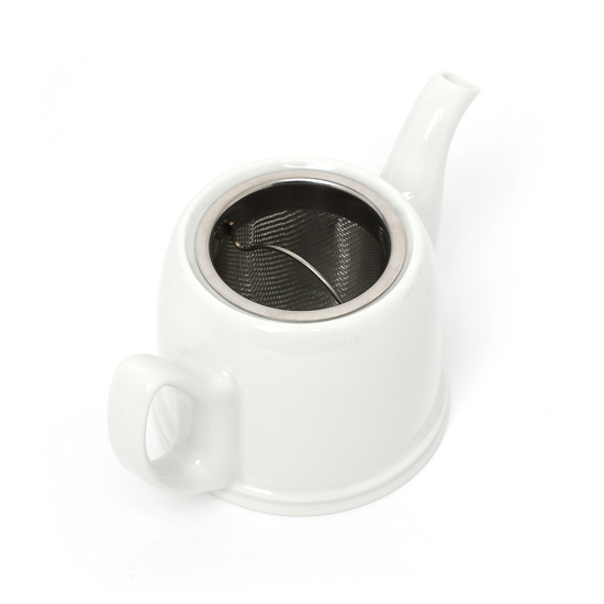 Théière En Porcelaine Degrenne Salam Blanche, 350ml