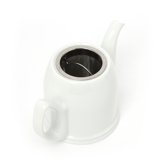 Théière En Porcelaine Degrenne Salam Blanche, 700ml