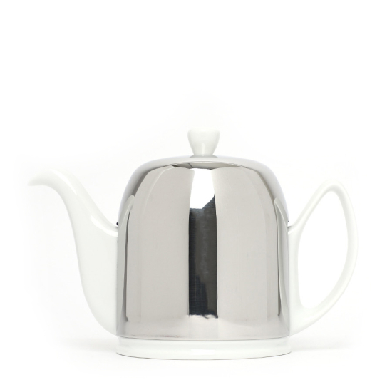 Théière En Porcelaine Degrenne Salam Blanche, 1,0l