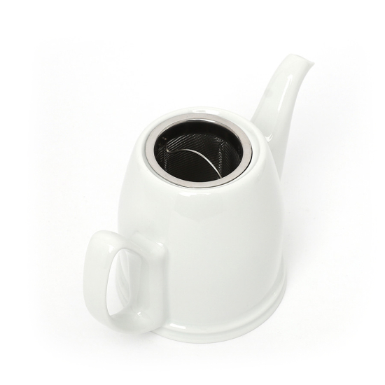 Théière En Porcelaine Degrenne Salam Bleue, 1,0l