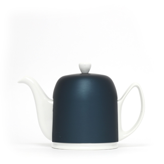 Théière En Porcelaine Degrenne Salam Bleue, 1,0l