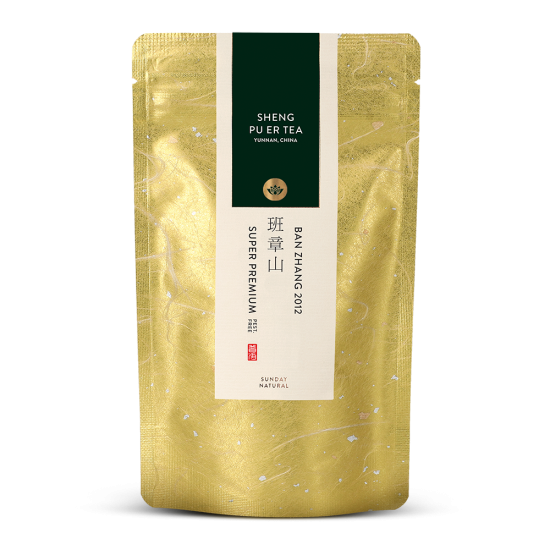 Pu Erh Tee - Sheng Ban Zhang Chen 2012 30g pest.frei