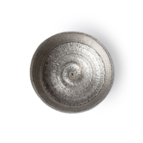 Japanische Teeschale Silber