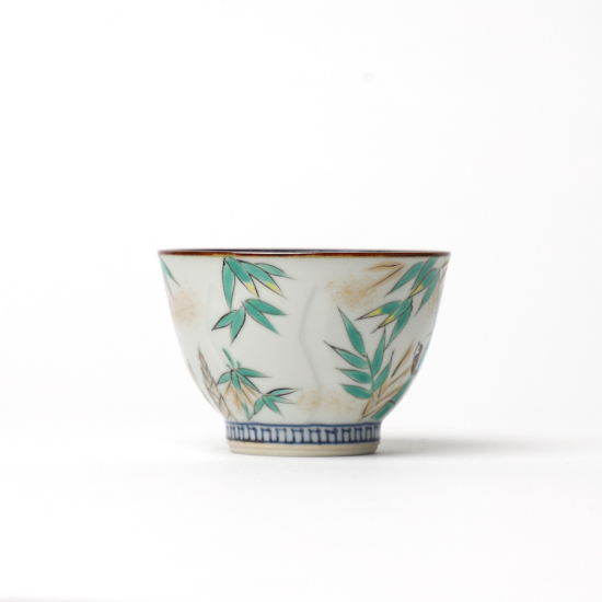 Coffret 5 Tasses À Thé Japonaises En Porcelaine Irodorikachō