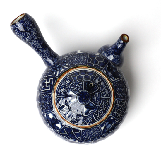 Coffret 5 Tasses À Thé Japonaises En Porcelaine Kikuborishonzui