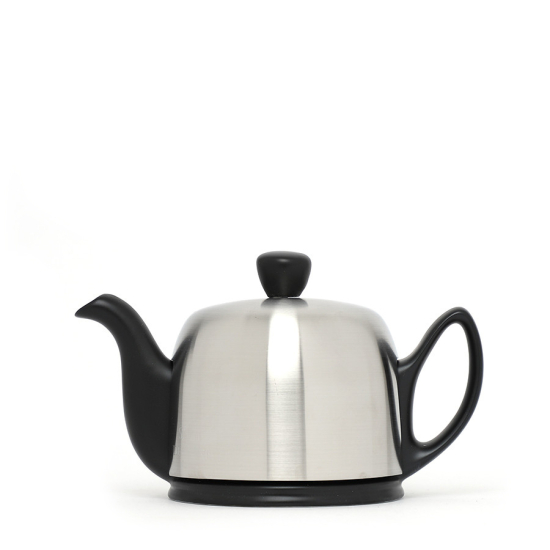 Théière En Porcelaine Degrenne Salam Noire, 350ml