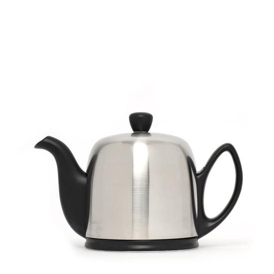 Théière En Porcelaine Degrenne Salam Noire, 700ml