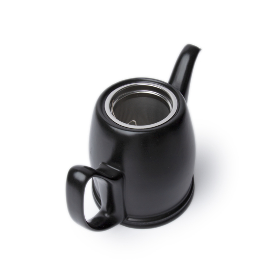 Degrenne Porcelain Teapot Salam Matte Black 6 Cups