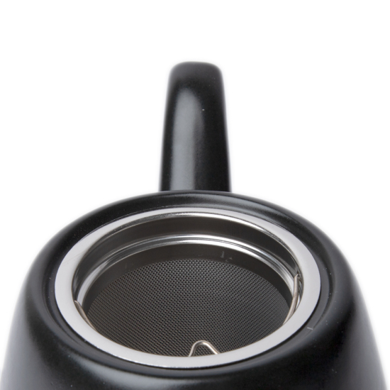 Degrenne Porcelain Teapot Salam Matte Black 6 Cups