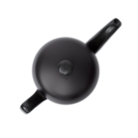 Degrenne Porcelain Teapot Salam Matte Black 6 Cups