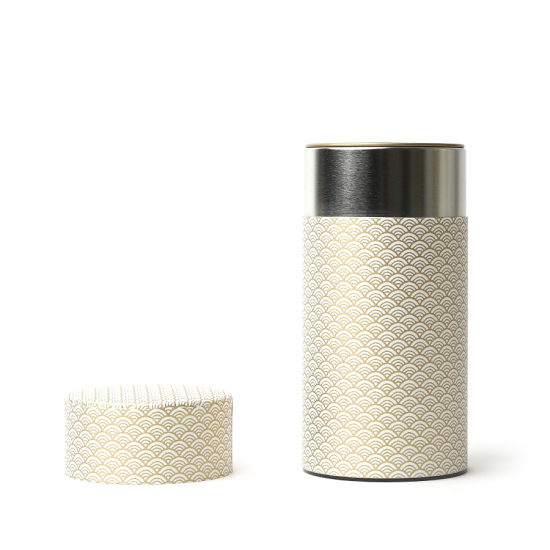 Boîte À Thé Japonaise En Métal Washi