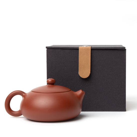 Yixing Chinese Red Clay Teapot (Zhu Ni + Hong Ni), HandFinished