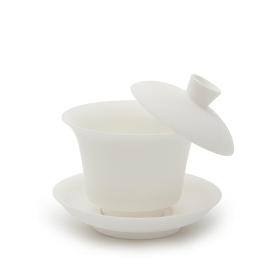 Gaiwan Dehua Porcelain Matte White