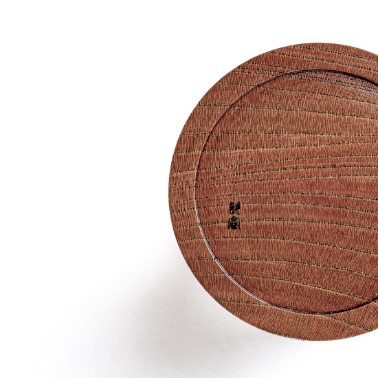 Teedose Japan Holz Zelkova Crafts