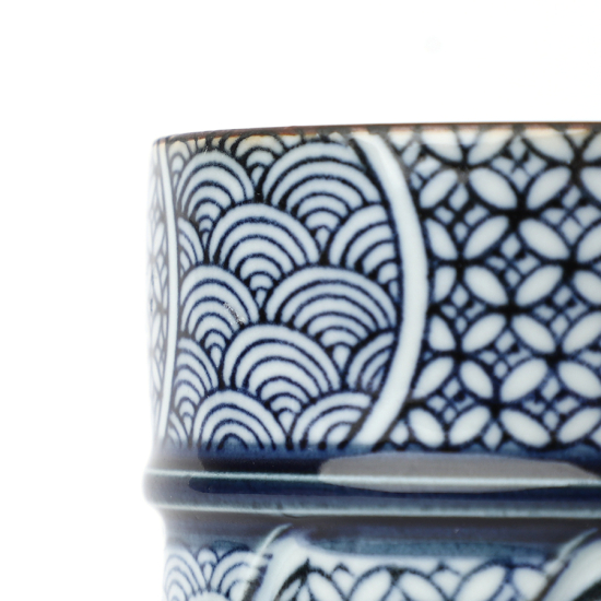 Japanese Teacup Set Jimon-Ori