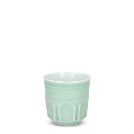 Tasse à thé japonaise Asahiyaki Céladon