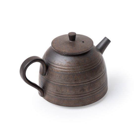 Théière classique Jingdezhen avec glaçure métallique