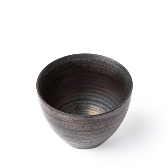 Tasse à thé Jingdezhen à glaçure métallique