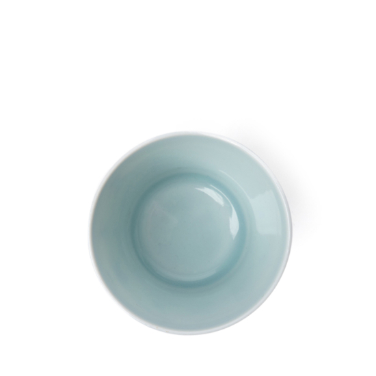 Jingdezhen Kalligraphie Porzellan Tasse blau-weiß