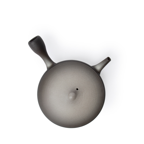 Kyusu Tokoname Junzo Maekawa Bokashi Black White