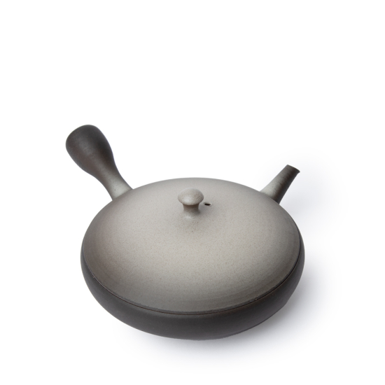 Kyusu Tokoname Junzo Maekawa Bokashi Black White