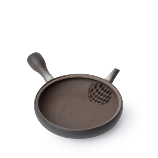 Kyusu Tokoname Junzo Maekawa Bokashi Black White