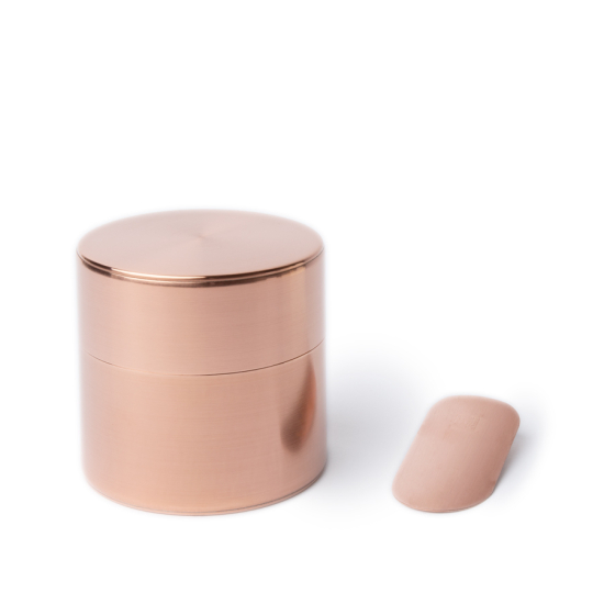 Tea Caddy Kaikado Copper Wide 120g
