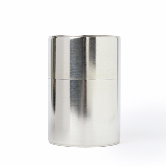 Tea Caddy Kaikado Tinplate Push Down Lid 200g