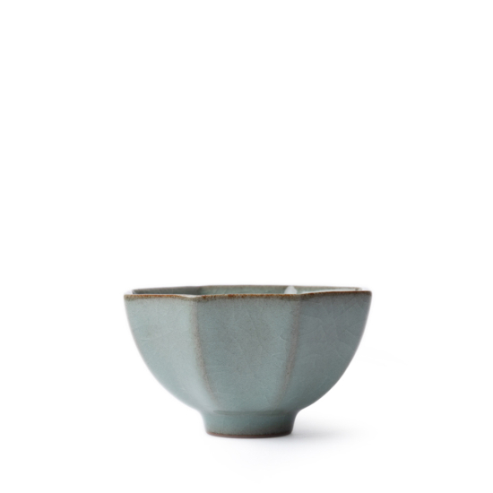 Tasse à thé en céladon Ba Jiao foncée, Zhang Weijing