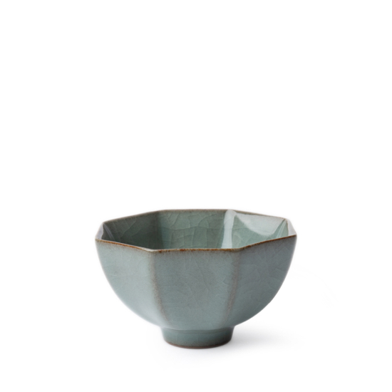 Tasse à thé en céladon Ba Jiao foncée, Zhang Weijing