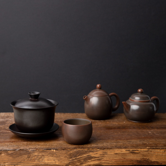 Tasse à thé Nixing motif bois