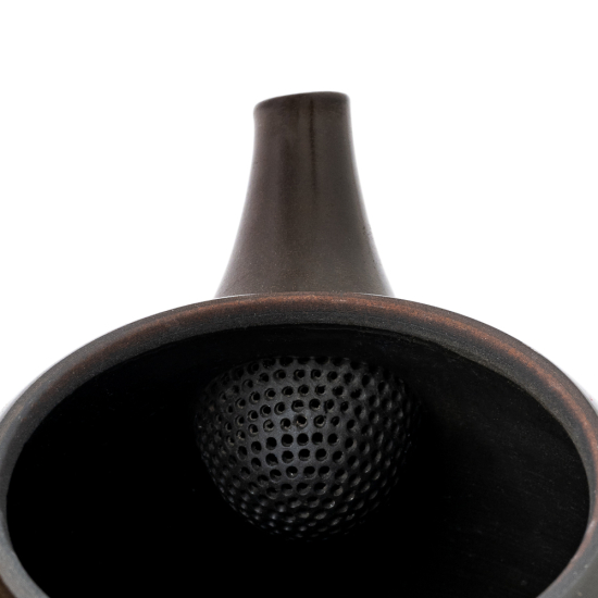 Kyusu Tokoname Setsudo Yohen Kodai 5 dark red brown