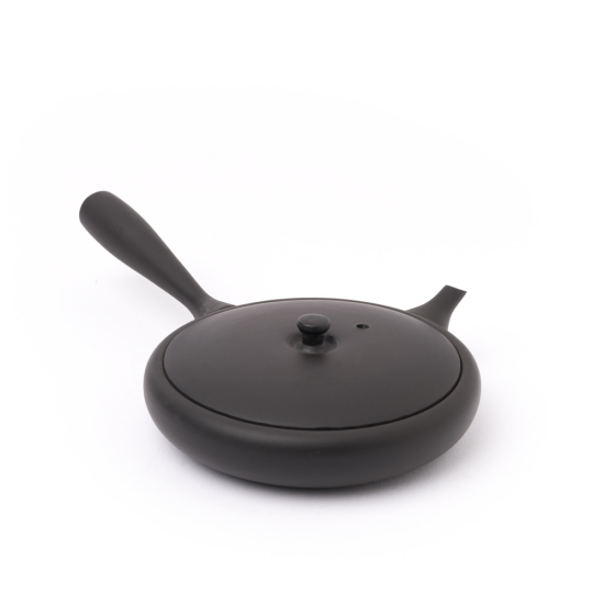 Kyusu Tokoname Jinsui Toki Hira Black