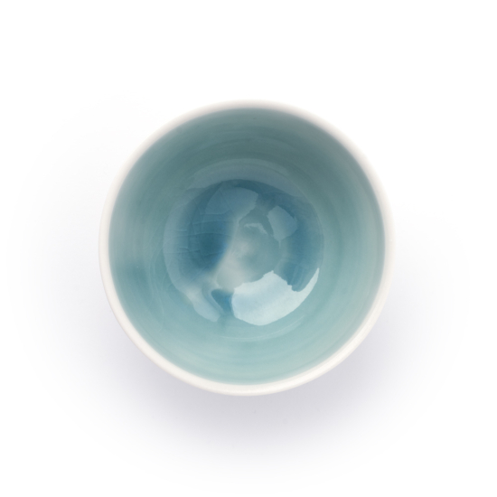 Teacup Lars Kanter White Turquoise