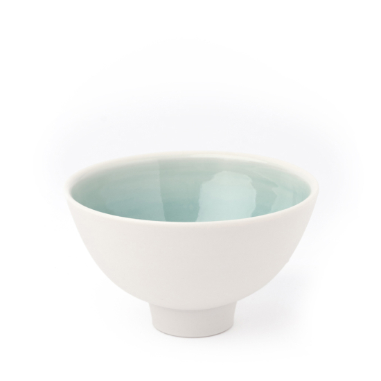 Teacup Lars Kanter White Turquoise