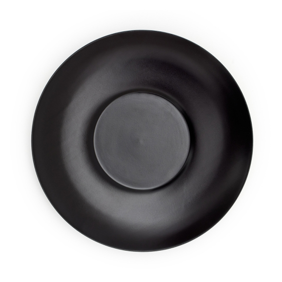 Chataku Saucer Black Ø13.5cm